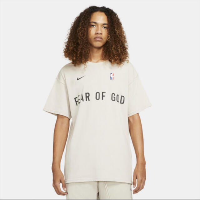 NIKE FEAR OF GOD FOG TEE Lサイズ オートミール