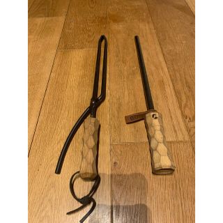 アシモクラフツ アシブラスター 薪バサミ セット ネルデザイン