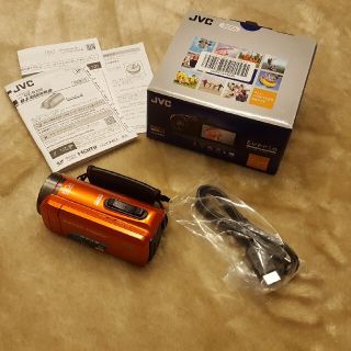 ケンウッド(KENWOOD)のJVC エブリオ GZ-R300-D ケンウッド 防水 2017年製(ビデオカメラ)