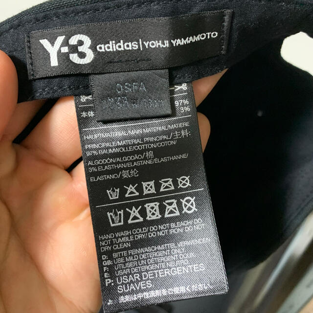 Y-3(ワイスリー)のY-3 ロゴ　キャップ メンズの帽子(キャップ)の商品写真