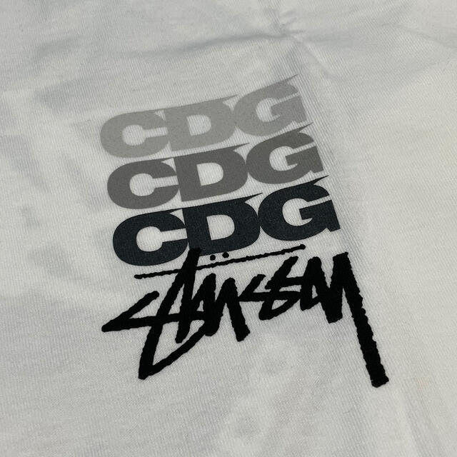 STUSSY(ステューシー)のレア CDG X Stussy Long Sleeve Mサイズ メンズのトップス(Tシャツ/カットソー(七分/長袖))の商品写真