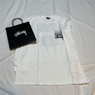 ステューシー(STUSSY)のレア CDG X Stussy Long Sleeve Mサイズ(Tシャツ/カットソー(七分/長袖))