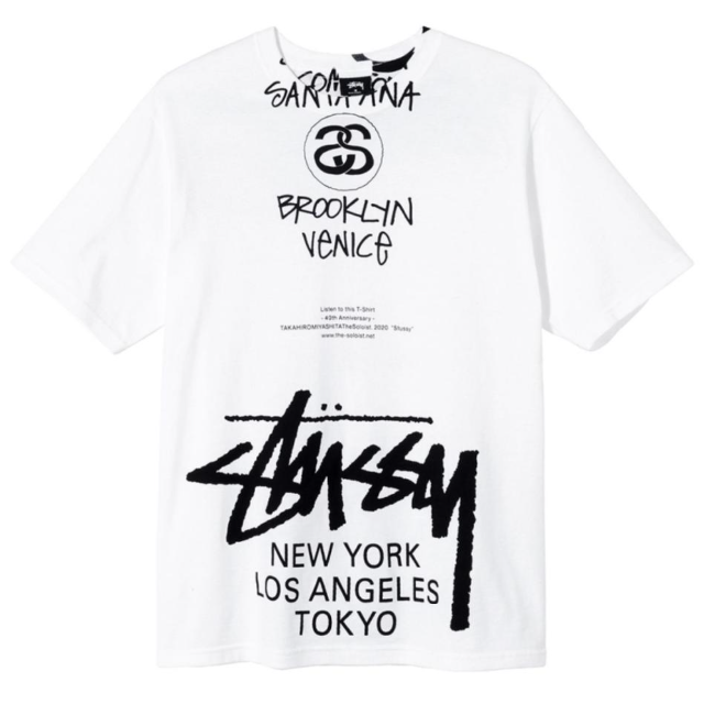 STUSSY×Takahiro Miyashita 40周年 Tシャツ Lサイズ