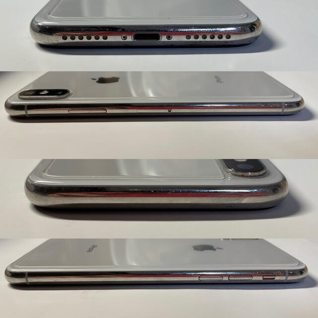 Apple シルバー SIMフリーの通販 by Yuki-01's shop｜アップルならラクマ - iPhoneX 256gb 在庫格安