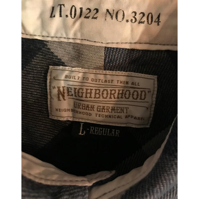 NEIGHBORHOOD(ネイバーフッド)のneighborhood ネイバーフッド　チェックシャツ　サイズL メンズのトップス(シャツ)の商品写真