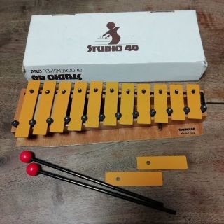 スタジオ49　グロッケン　鉄琴　知育玩具(楽器のおもちゃ)