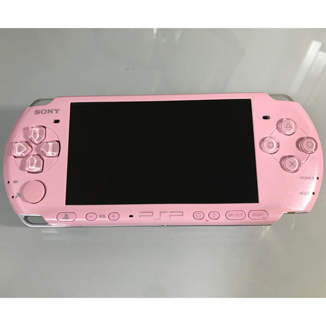 PlayStation Portable(プレイステーションポータブル)のPSP-3000  ブロッサムピンク エンタメ/ホビーのゲームソフト/ゲーム機本体(携帯用ゲーム機本体)の商品写真