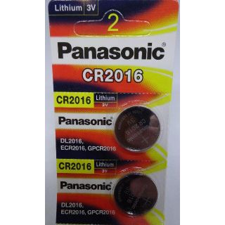 パナソニック(Panasonic)のPanasonic製 ボタン電池　リチウム電池　CR2016　2個セット(日用品/生活雑貨)