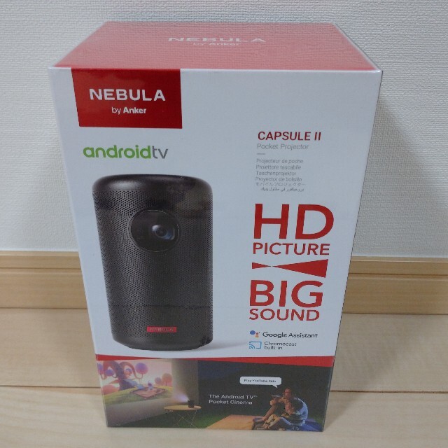 即納&大特価】 【新品】Anker Nebula Capsule II モバイル