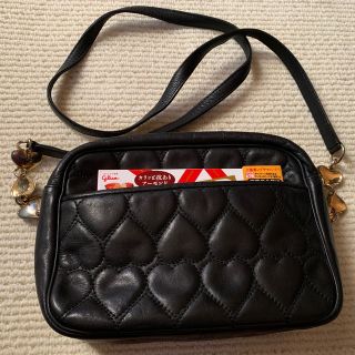 モスキーノ(MOSCHINO)のモスキーノ  キルティング ポシェット黒(ショルダーバッグ)