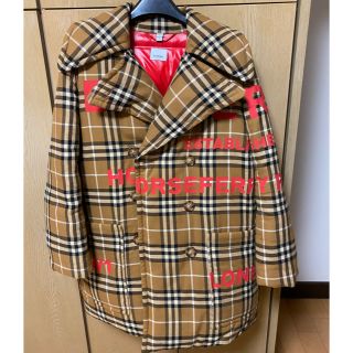 バーバリー(BURBERRY)の2/7までの出品!BURBERRY★ダウンジャケット チェック柄 春夏2020(ダウンコート)