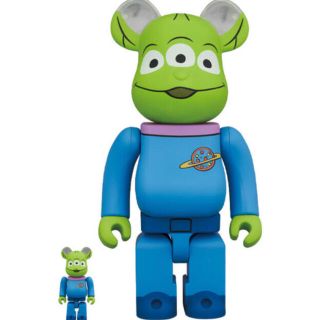 メディコムトイ(MEDICOM TOY)の3体セットbe＠rbrick toy story alien 100%&400%(キャラクターグッズ)