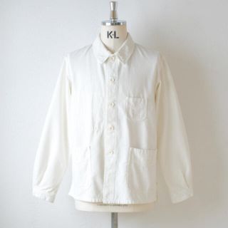 スロウガン(SlowGun)のAUBERGE CHARBON TWILL White 44(カバーオール)