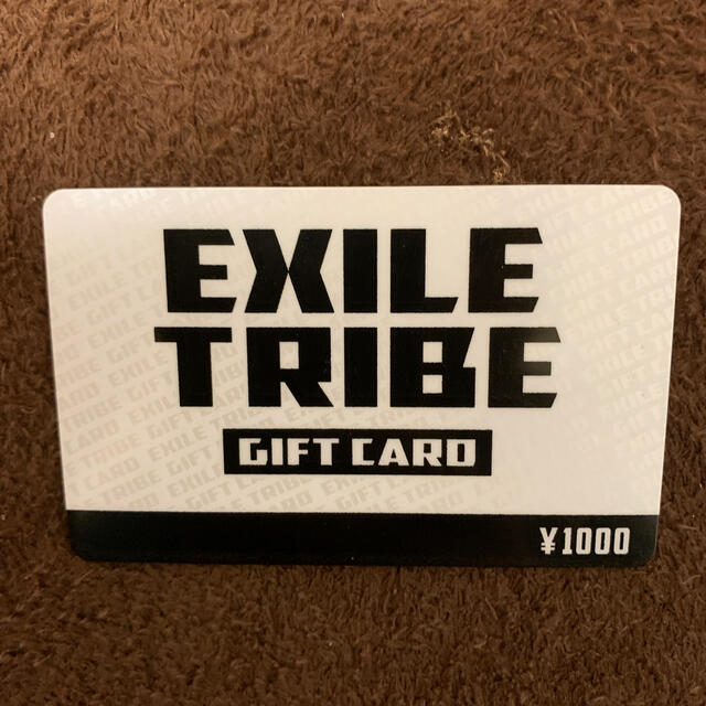 EXILE TRIBE(エグザイル トライブ)のEXILE TRIBE ギフトカード エンタメ/ホビーのタレントグッズ(ミュージシャン)の商品写真