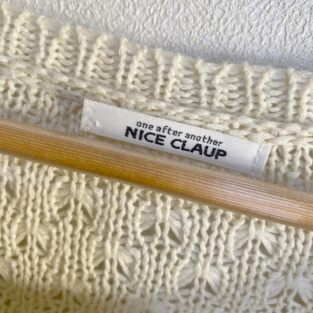 NICE CLAUP(ナイスクラップ)のボーダー NICE CLAUP ニット レディース ワンピース セーター レディースのトップス(ニット/セーター)の商品写真