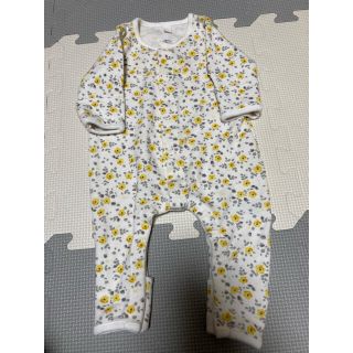 プチバトー(PETIT BATEAU)のプチバトー ロンパース １m 54センチ(ロンパース)