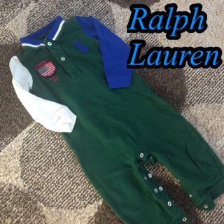 ラルフローレン(Ralph Lauren)の🇺🇸 ラルフローレン カバーオール 長袖 男の子 12M ロンパース(カバーオール)