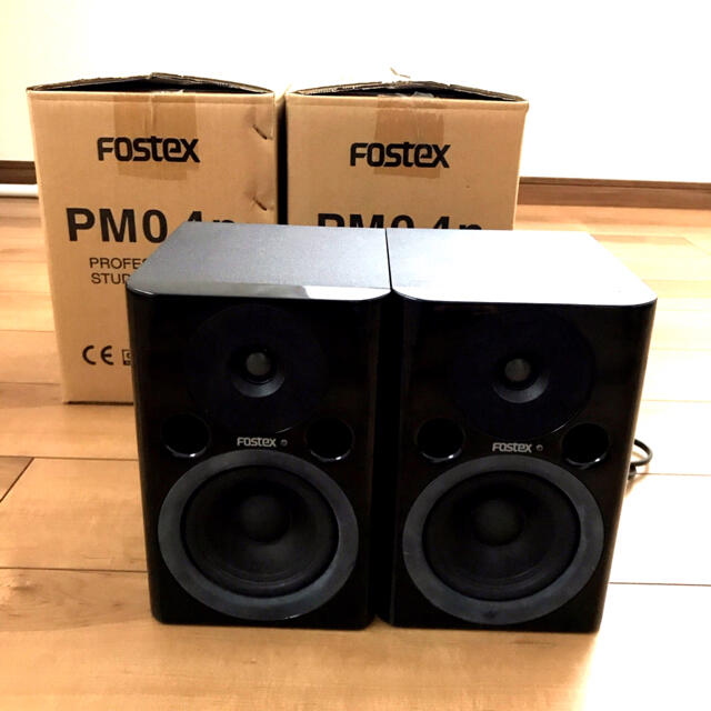FOSTEX PM0.4n (B) スピーカー 2台セット fostex PM0.4N スピーカー 2個