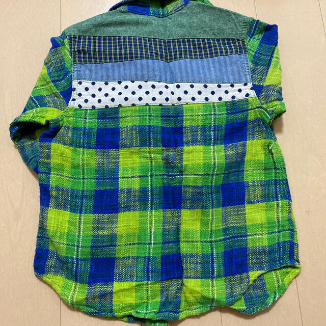 RAG MART(ラグマート)のラグマート　ネルシャツ110cm キッズ/ベビー/マタニティのキッズ服男の子用(90cm~)(Tシャツ/カットソー)の商品写真