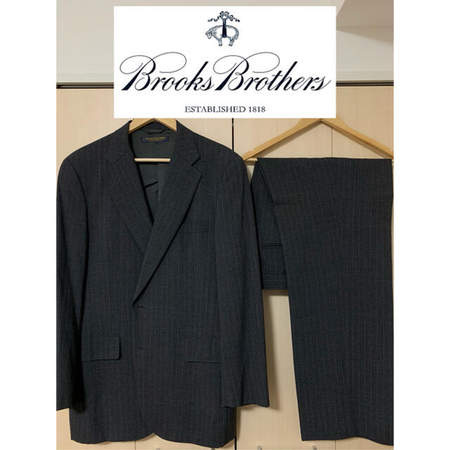 【美品 定価12万】Brooks Brothers スーツセットアップ  グレー