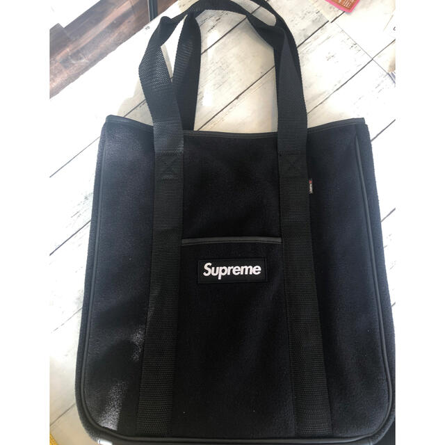 supreme FW18 POLARTEC TOTE BLACKバッグ