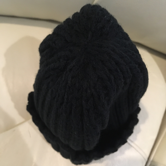 PLAYBOY(プレイボーイ)のプレイボーイ ニット帽 ブラック 黒 レディースの帽子(ニット帽/ビーニー)の商品写真