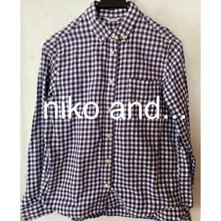 ニコアンド(niko and...)のニコアンド　ギンガムチェックシャツ(シャツ/ブラウス(長袖/七分))