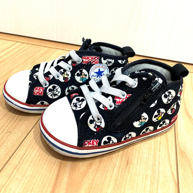 CONVERSE(コンバース)のコンバース♡キッズ♡ディズニー♡ミッキー キッズ/ベビー/マタニティのベビー靴/シューズ(~14cm)(スニーカー)の商品写真