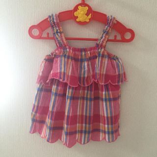 ベビーギャップ(babyGAP)のめちゃかわ♡ベビー夏キャミトップス80(Ｔシャツ)