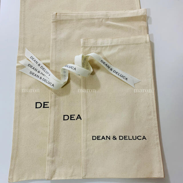 DEAN & DELUCA(ディーンアンドデルーカ)のDEAN&DELUCAギフトバッグＳＭＬリボンラッピングセット布袋エコバッグ レディースのバッグ(エコバッグ)の商品写真