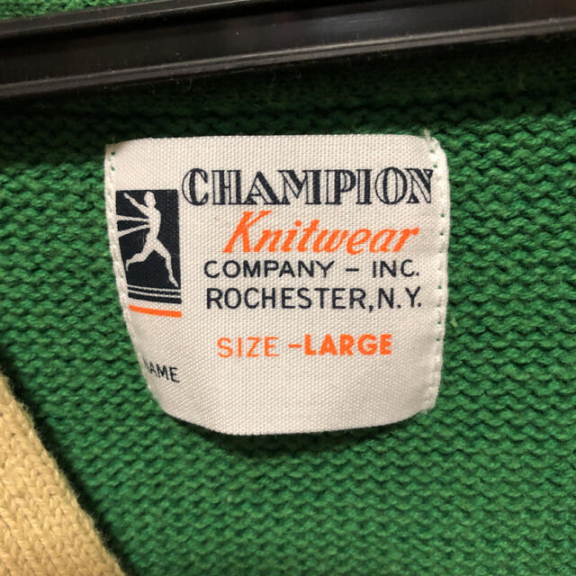 Champion(チャンピオン)の美品　チャンピオン　カーディガン メンズのトップス(カーディガン)の商品写真