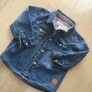 エイチアンドエム(H&M)のデニムシャツ　80(シャツ/カットソー)