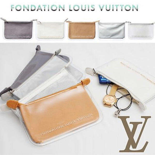 LOUIS VUITTON(ルイヴィトン)のフォンダシオン ルイヴィトン 美術館 ポーチ  グレー 新品未使用 レディースのファッション小物(ポーチ)の商品写真