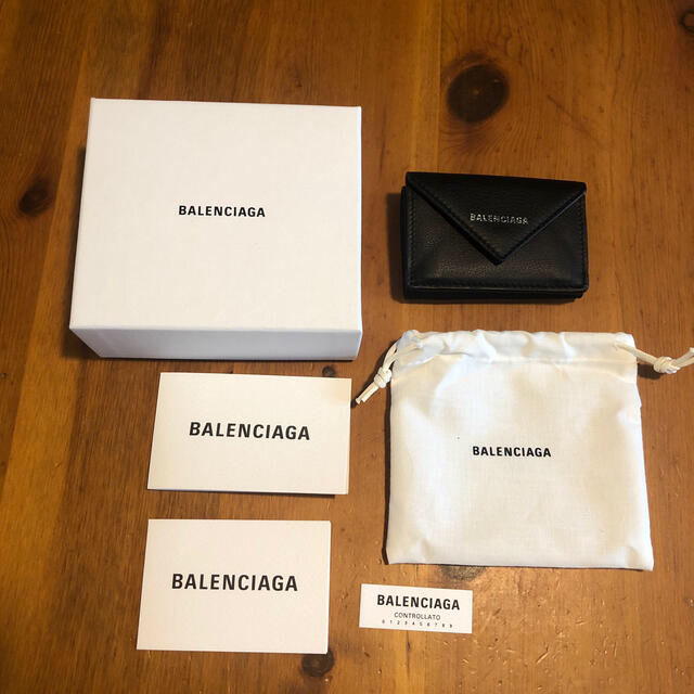 Balenciaga(バレンシアガ)のBALENCIAGA ペーパーミニウォレット　ミニ財布 メンズのファッション小物(折り財布)の商品写真