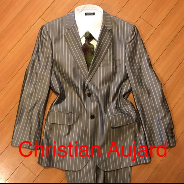 CHRISTIAN AUJARD(クリスチャンオジャール)の美品［クリスチャンオジャール］シルク スーツ メンズのスーツ(セットアップ)の商品写真