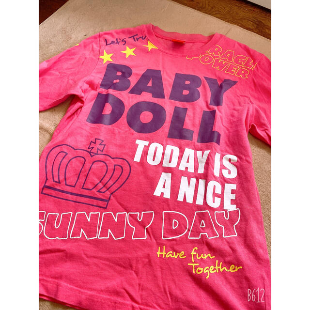BABYDOLL(ベビードール)のあきたこまち様♡専用 BABYDOLL♡ピンク Tシャツ S レディースのトップス(Tシャツ(半袖/袖なし))の商品写真