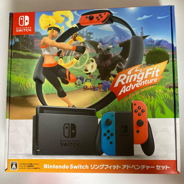 Nintendo Switch(ニンテンドースイッチ)のNintendo Switch リングフィットアドベンチャーセット エンタメ/ホビーのゲームソフト/ゲーム機本体(家庭用ゲームソフト)の商品写真