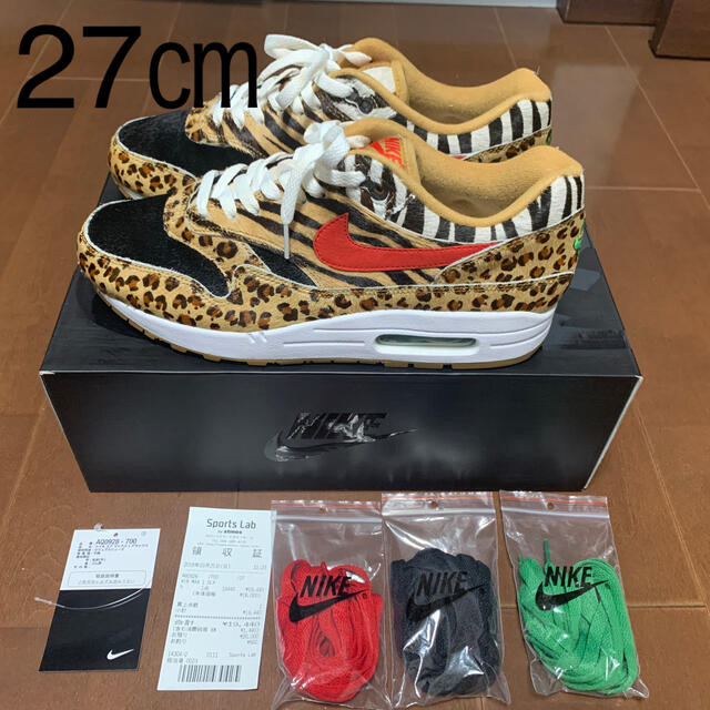 NIKE AIR MAX 1 DLX animal 27.0cm