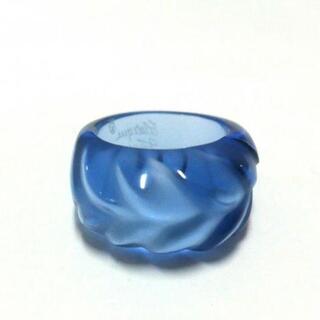 ラリック リング美品  - ガラス ブルー(リング(指輪))