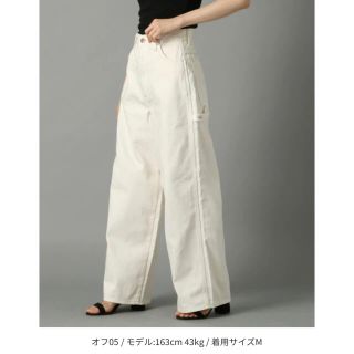 ローリーズファーム(LOWRYS FARM)のWrangler×LOWRYS FARM ペインターパンツ　ワイドパンツ(デニム/ジーンズ)