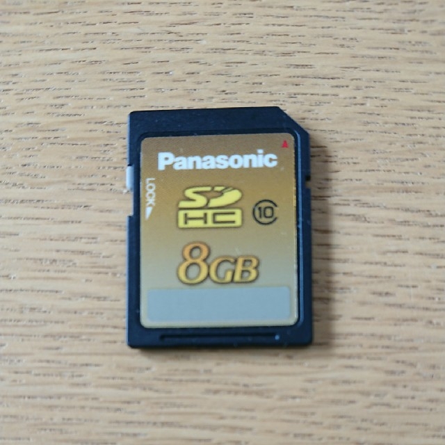 Panasonic(パナソニック)のPanasonic SDHC 8GB スマホ/家電/カメラのPC/タブレット(PC周辺機器)の商品写真