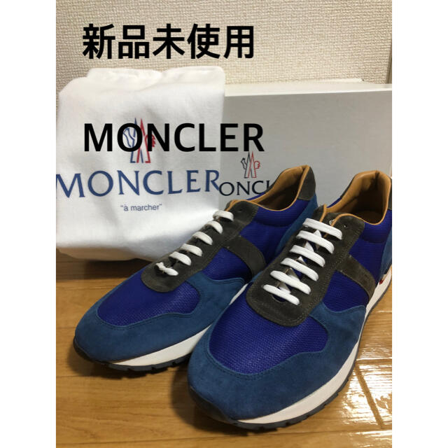 新品未使用　MONCLER スエード　スニーカースニーカー