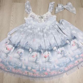 アンジェリックプリティー(Angelic Pretty)のAngelic Pretty 【特別限定色】Milky Swan Special(ひざ丈ワンピース)