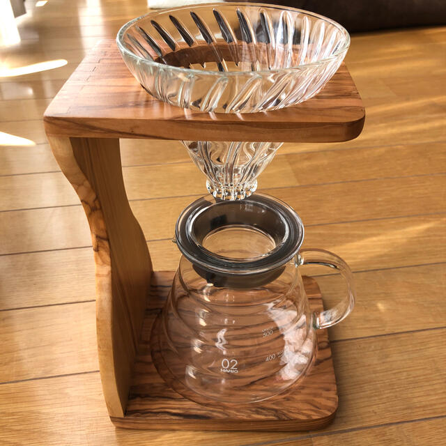 ハリオ HARIO V60 オリーブスタンドセット 1〜4杯用