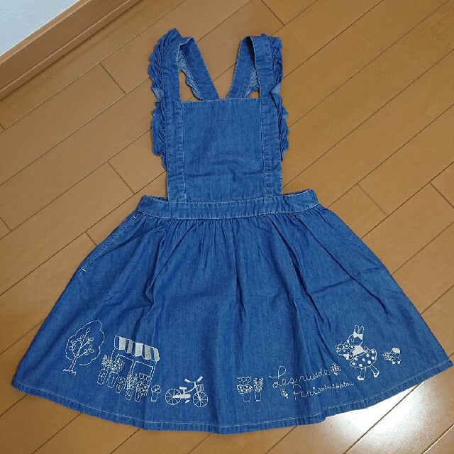 KP(ニットプランナー)の【130】ニットプランナー ジャンパースカート キッズ/ベビー/マタニティのキッズ服女の子用(90cm~)(ワンピース)の商品写真