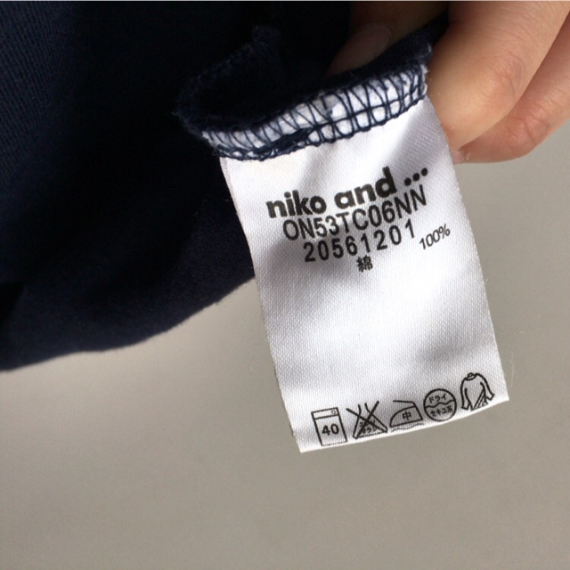 niko and...(ニコアンド)のコットンT♡ レディースのトップス(Tシャツ(半袖/袖なし))の商品写真