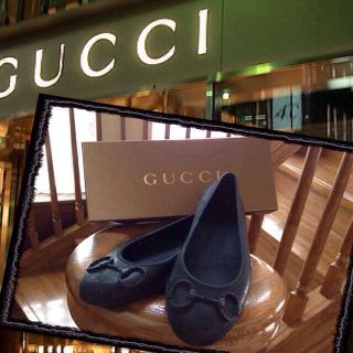 グッチ(Gucci)の雨に濡れても→セレブ✨GUCCI♡(レインブーツ/長靴)