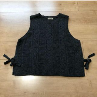 SM2 - かのこケーブル柄ニットベストの通販 by yuki's shop ... かのこケーブル柄ニットベスト