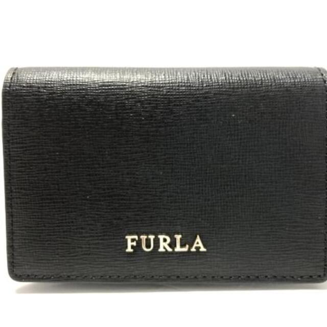 Furla(フルラ)のFURLA(フルラ) 名刺入れ美品  - 黒 レザー レディースのファッション小物(名刺入れ/定期入れ)の商品写真