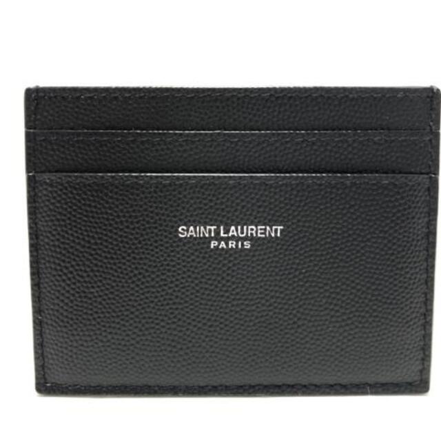 Saint Laurent(サンローラン)のサンローランパリ カードケース美品  黒 レディースのファッション小物(名刺入れ/定期入れ)の商品写真